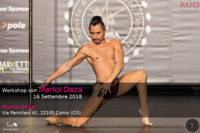 Work shop Marko Daza il 16 Settembre